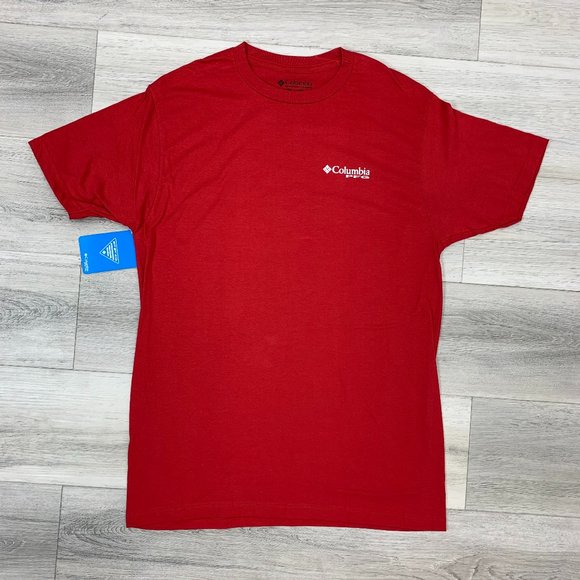 Columbia Sports Wear PFG Fishing Gear Red T-shirt - Picture 2 of 6
